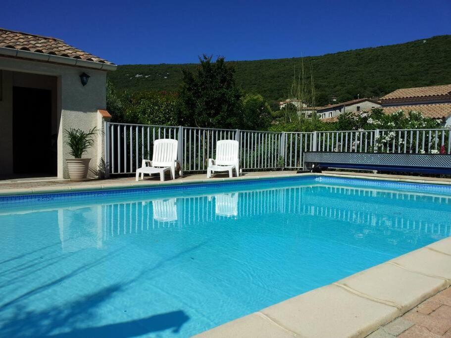 Sud Cevennes - Maison Avec Piscine Privee - Villa Cazilhac  Exterior photo