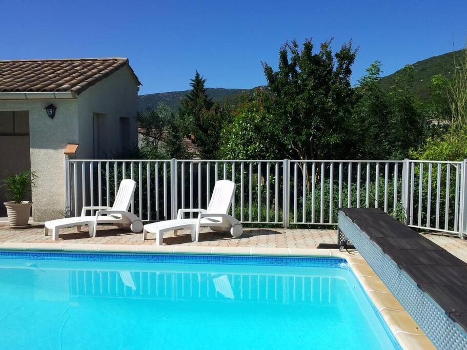 Sud Cevennes - Maison Avec Piscine Privee - Villa Cazilhac  Exterior photo